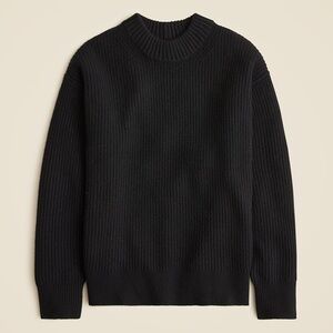 NWT J.Crew Ribbed Cashmere Oversized Crewneck Sweater